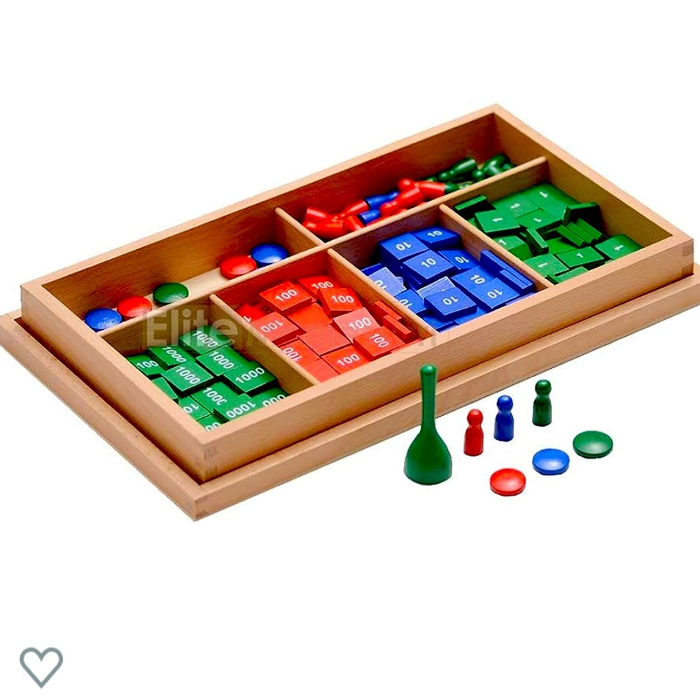 Montessori stamps game